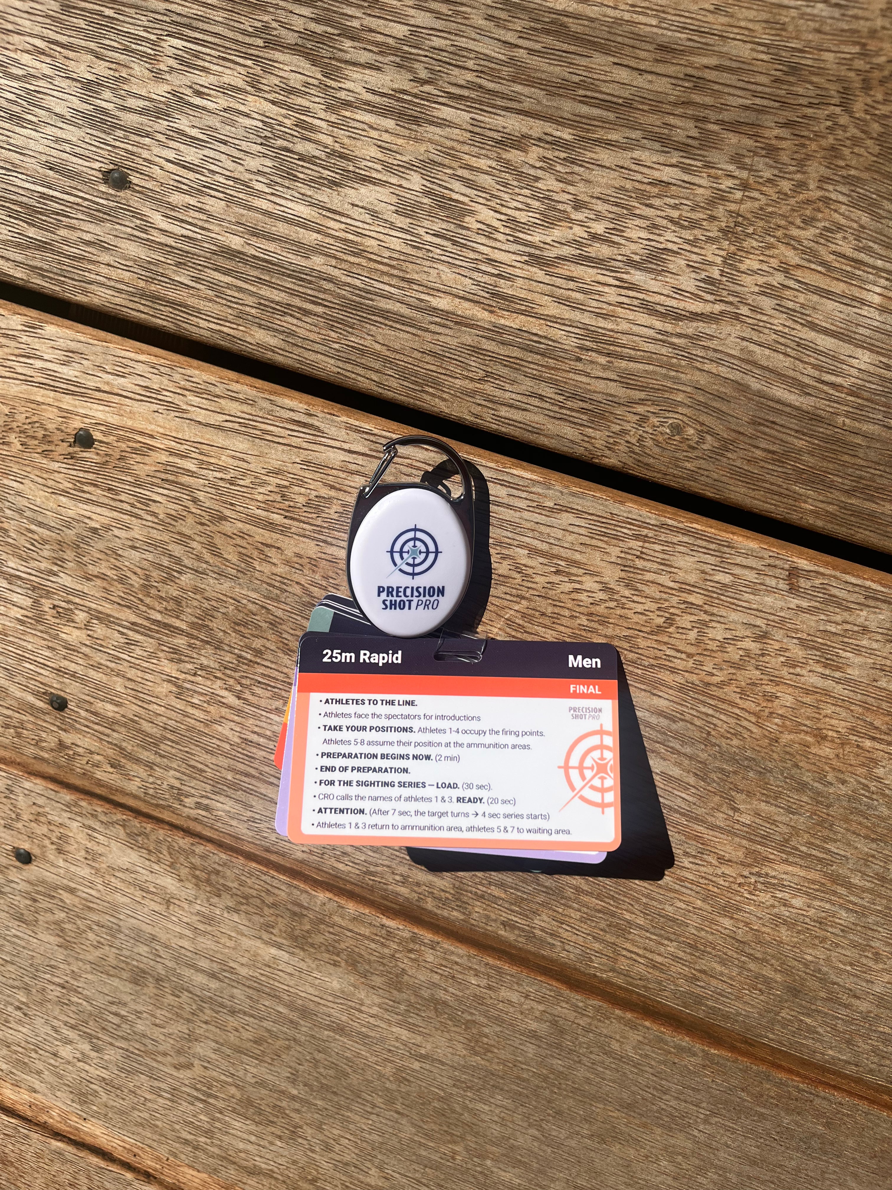 Match Command Cards (ISSF Pistol)