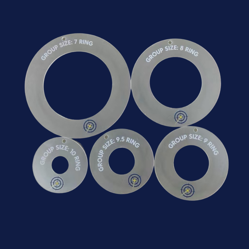 Precision Grouping Rings (Set of 5) - 10m Air Pistol